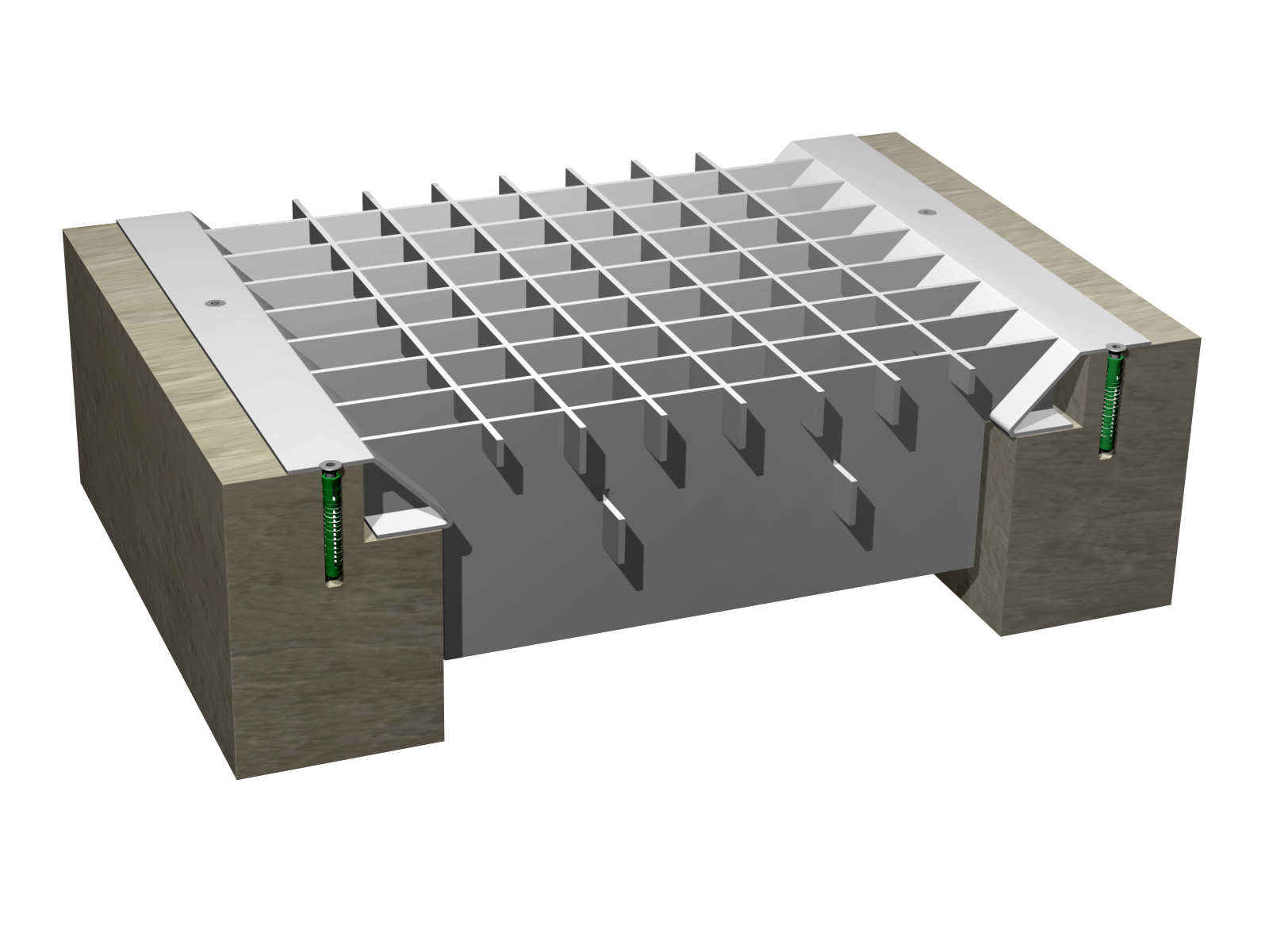 gosseinstabgewverschraubt1b 2 bohle gitterroste nach maß