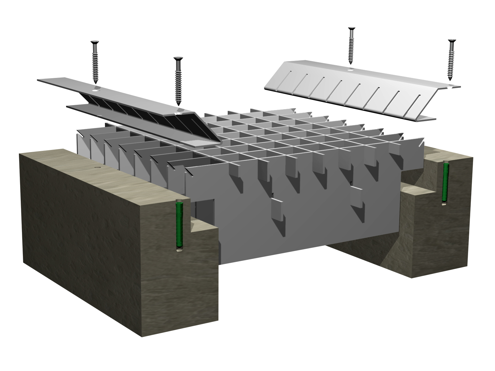 gosseinstabgewverschraubtexpl1a 2 bohle gitterroste nach maß